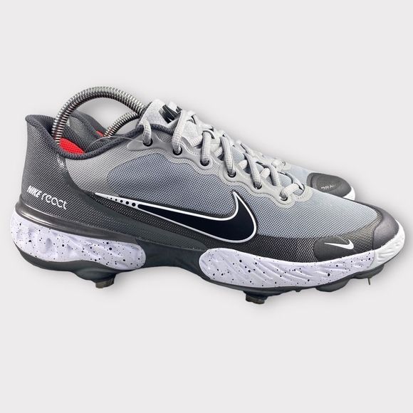 New nike alpha Huarache Elite Low Mens 10‎ Baseball Cleats Grey